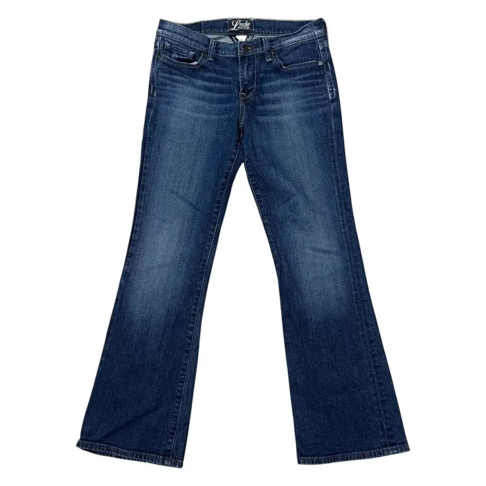 Lucky Brand by Gene Montesano Stark Sweet N Low Bootcut Low Rise 6/28 Short